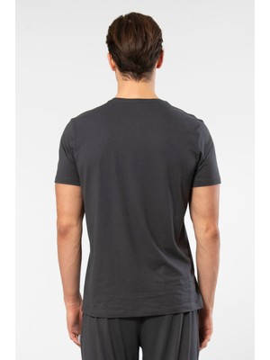 Cacharel Erkek V Yaka T-Shirt 2170/ANTRASIT