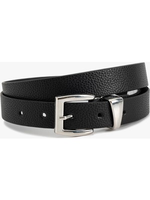 Koton Kemer Deri Görünümlü Metal Toka Detaylı