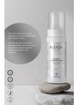 RUIADA Genital Bölge Koku ve Kaşıntı Karşıtı Koruyucu İntim Losyon Köpük 150 ml. (Intimate Cleansing Foam)