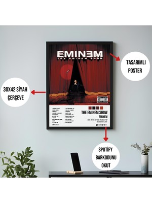 Orendart Eminem - The Eminem Show / Tasarımlı Poster Tablo