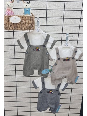 Sweet Cotton Salopet + T-Shirt Bebek Takim