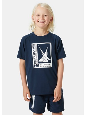 Helly Hansen Jr Port Çocuk Kısa Kollu T-Shirt