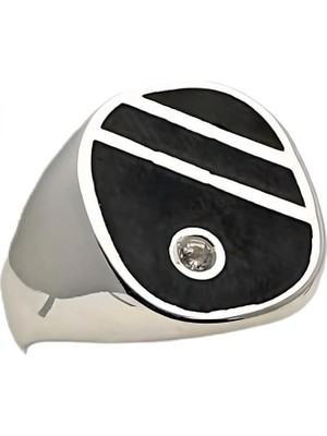 Gevherans Zirkon Taşlı Mineli Gümüş Yüzük 240053211G13Y