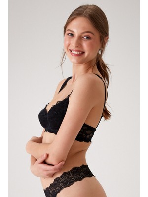 Pierre Cardin 6215 Rome Balenli Soft Push Up Dantelli Sütyen