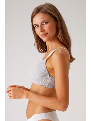 Pierre Cardin 6215 Rome Balenli Soft Push Up Dantelli Sütyen