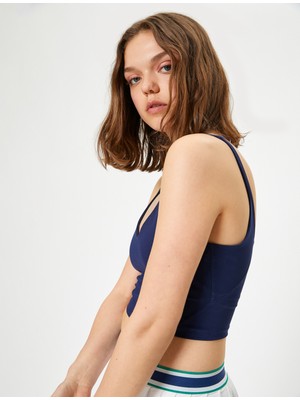 Koton Sporcu Sütyeni V Yaka Slim Fit