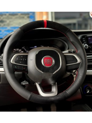 İmza Fiat Egea 2015-2020 Araca Özel Direksiyon Kılıfı (Aracınızın Direksiyonuyla Teyit Ediniz)