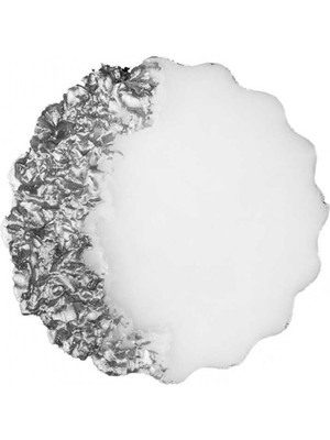 Hayaller Dükkanı 20 Adet Epoksi Yuvarlak 7 cm Taşlı Gümüş Pk:1