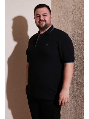 Buratti Büyük Beden Pamuklu Regular Fit Polo Yaka T Shirt Erkek Polo Yaka T Shirt 5902118B