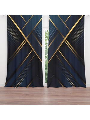 A2ZTR Dijital Baskılı Fon Perde Iki Kanat