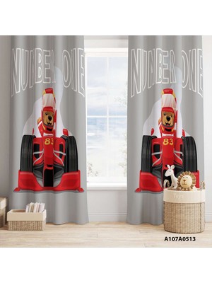 A2ZTR Dijital Baskılı Fon Perde Iki Kanat