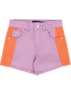 U.S. Polo Assn. Kız Çocuk Pembe Şort (Jean) 50283896-VR041