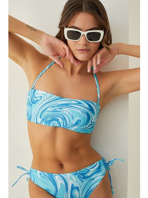 Loya Mavi Strom Tek Alt Bikini