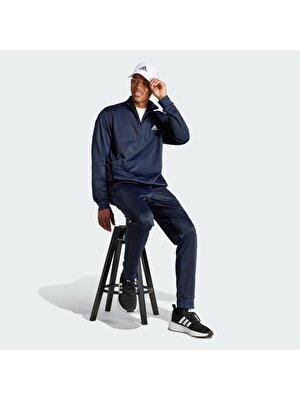 Adidas IR8205 Small Logo Tricot Track Suit Erkek Siyah Eşofman Takımı