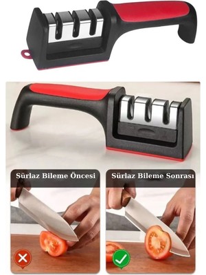 SürLaz Pro Kırmızı Bıçak Bileme Aparatı 1 Adet