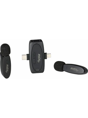 PDX Plus,V6 2.4G 3 in1 kablosuz yaka mikrofonu tip-c3.5mm iPhone 15 Ve Antroit Telefon
