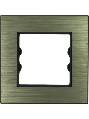 Arvehu Electric Asfir Schneider Asfora Serisi Alüminyum Bronz Tekli Çerçeve ALG101-71 Modeli