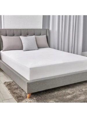 AY Home  Yeni Ürün  Çift  Kişlik Alez  Sıvı Geçirmez  Alez Yatak Alezi  Yatak Koruyucu  160 x 200 cm  Alez   Yatak  Odası    Tekstli    Avantajli  Ürün Lastikli   Çarşaf    Beyaz   Çarşaf