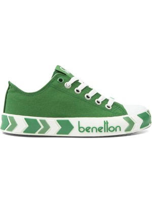 Benetton BN-30620 Yeşil Kadın Spor Ayakkabı