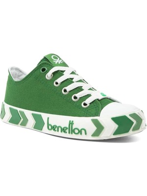 Benetton BN-30620 Yeşil Kadın Spor Ayakkabı