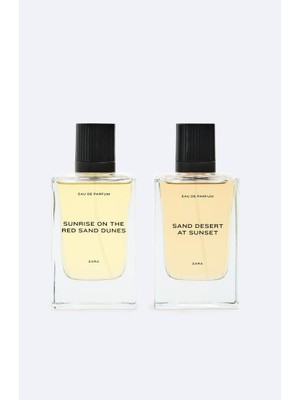 Zara SUNRISE ON THE RED SAND DUNES EAU DE PARFUM 100 ML (3.4 FL OZ.) + SAND DESERT AT SUNSET EAU DE PARFUM 100 ML