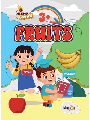 Fruits Türkçe – İngilizce Boyama Kitabı