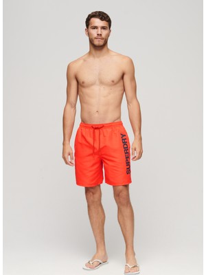 Superdry Turuncu Erkek Şort Mayo M3010236A2LN_SPORT Graphıc 17 Swım