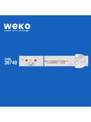 Weko WKSET-5920 36749X5  SJ.YM.D5500602-2835BS-M 5 Adet LED Bar Lucest Yeni