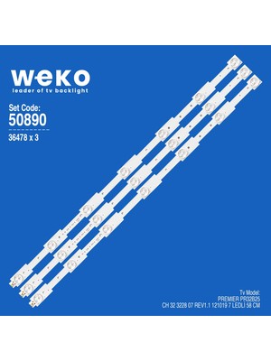 Weko WKSET-5890 36478X3 Ch 32 3228 07 Rev1.1 121019 3 Adet LED Lucest Yeni