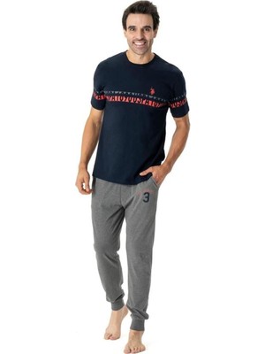 U.S. Polo Assn.  18790 Erkek Pijama Takım