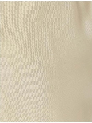 Koton Gabardin Pantolon Beli Bağcıklı Cep Detaylı - Koton - 4SAM40046HW - Bej - 40