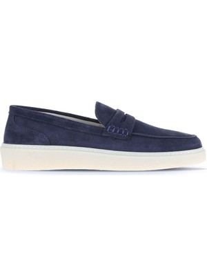 Bueno Shoes Lacivert Süet Erkek Loafer 07MA21774004