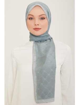 Armine Trend Monogram Şal 2-149 - Mint Yeşili