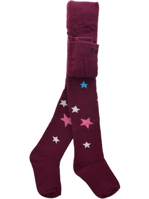 Dode Flora Kız Çocuk Kışlık Külotlu Çorap Yıldız Desen Desenli 7-8 Yaş Frst