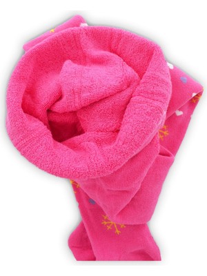 Dode Flora Kız Çocuk Kışlık Külotlu Çorap Havlu Kar Desenli 11-12 Yaş Frst