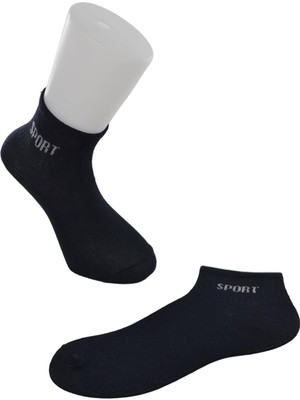 Dode Flora Bulut Erkek 4 Lü Sport Yazılı Esnek Pamuk Derby Yarım Konç Patik Çorap