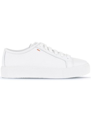 Bueno Shoes Beyaz Flotter Deri Kadın Spor Ayakkabı 11WA24421