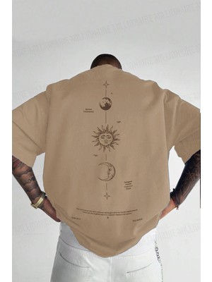 Teenage Millionaire Erkek The Moon Camel Bisiklet Yaka Oversize Salas T-Shirt