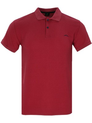 Varetta Erkek Bordo Polo Yaka Yazlık Pamuklu Kısa Kollu T Shirt