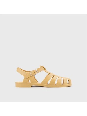 Igor S10259-235 Biarritz Mate Kadın Sandalet Sarı Renkli Rahat Malzeme ile 38 Numara