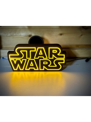 Devotech Star Wars LED ışıklı masa lambası Sarı renk