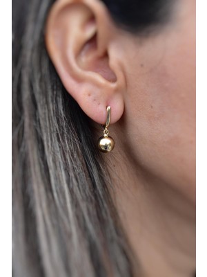 Aydın Kuyumculuk 14 Ayar Altın,sallantılı Toplu Küpe AGKP178