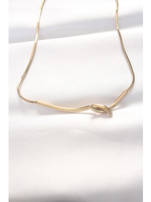 Clariss 316L Çelik Gold Renk Kolye