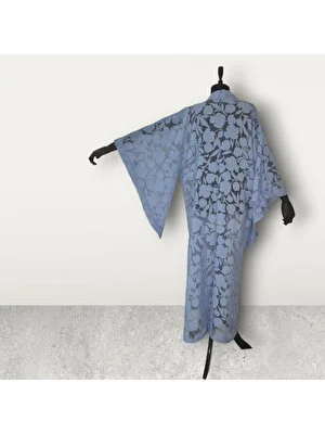 Satu Design Kimono Baby Blue Flower Kimono