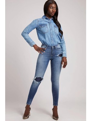 Guess Skinny Kadın Denim Pantolon  W2RA46D3ZTF