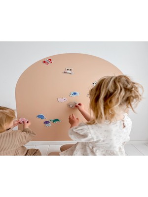 Hdg Yapışkanlı Manyetik Duvar Sticker Panosu Mıknatıs Tutan Duvar Sticker 60X90 cm