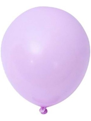 Organizasyon Pazarı 5 Inç Lila Renk Küçük Boy 100 Lu Makaron Dekorasyon Balonu