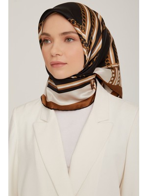 Armine Nostalji Serisi %100 Twill Ipek Eşarp 8845D 02