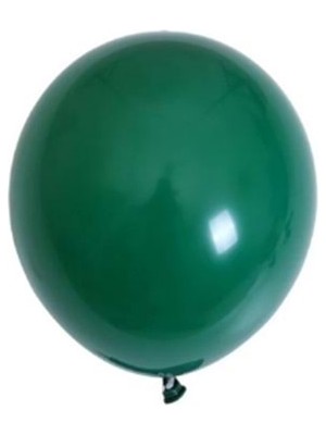 Organizasyon Pazarı 5 Inç Koyu Yeşil Renk Küçük Boy 10 Lu Dekorasyon Balonu