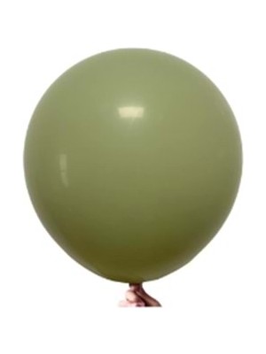 Organizasyon Pazarı 5 Inç Okaliptus Renk Küçük Boy 10 Lu Dekorasyon Balonu